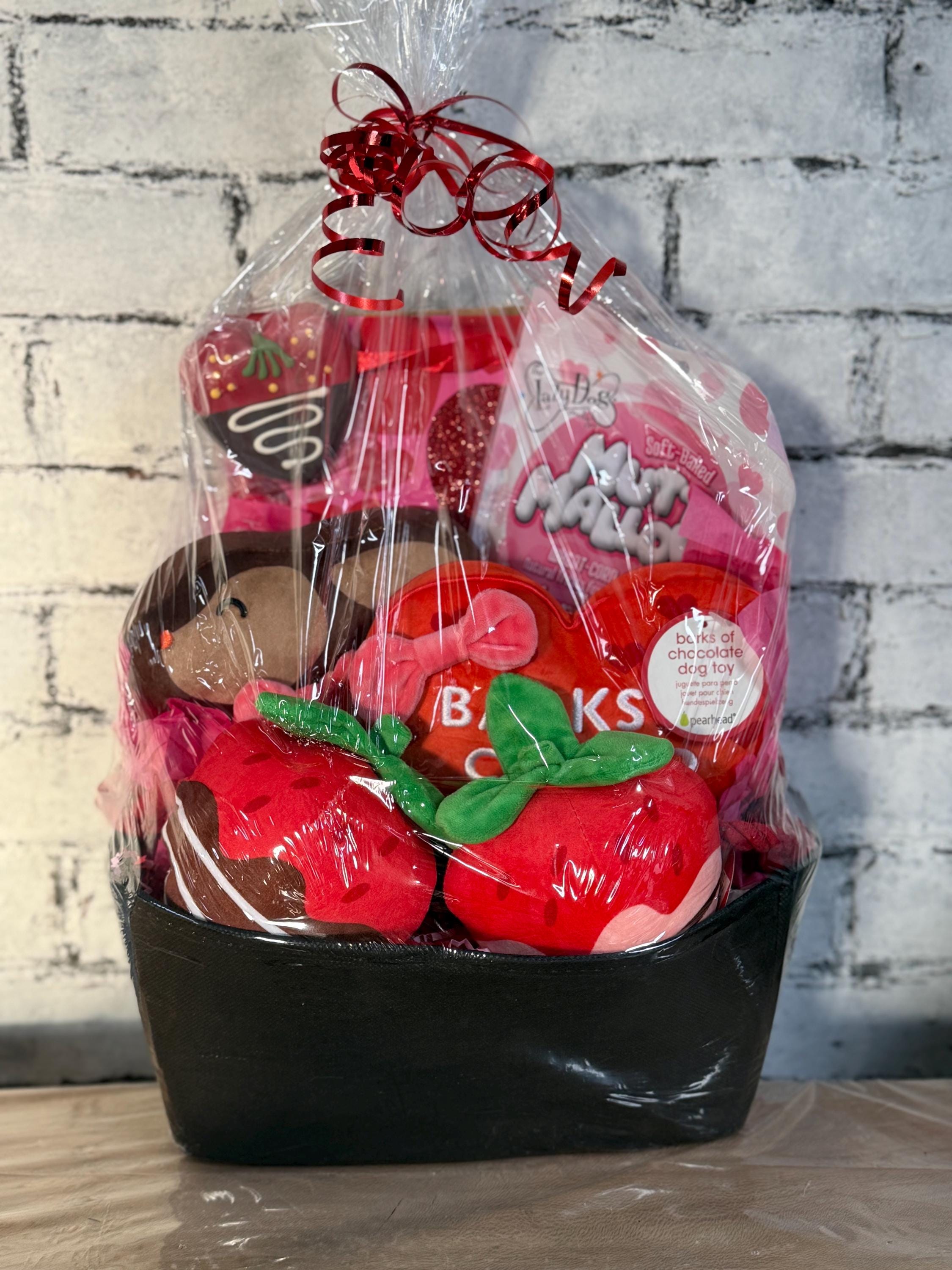 Dog Valentine’s Basket