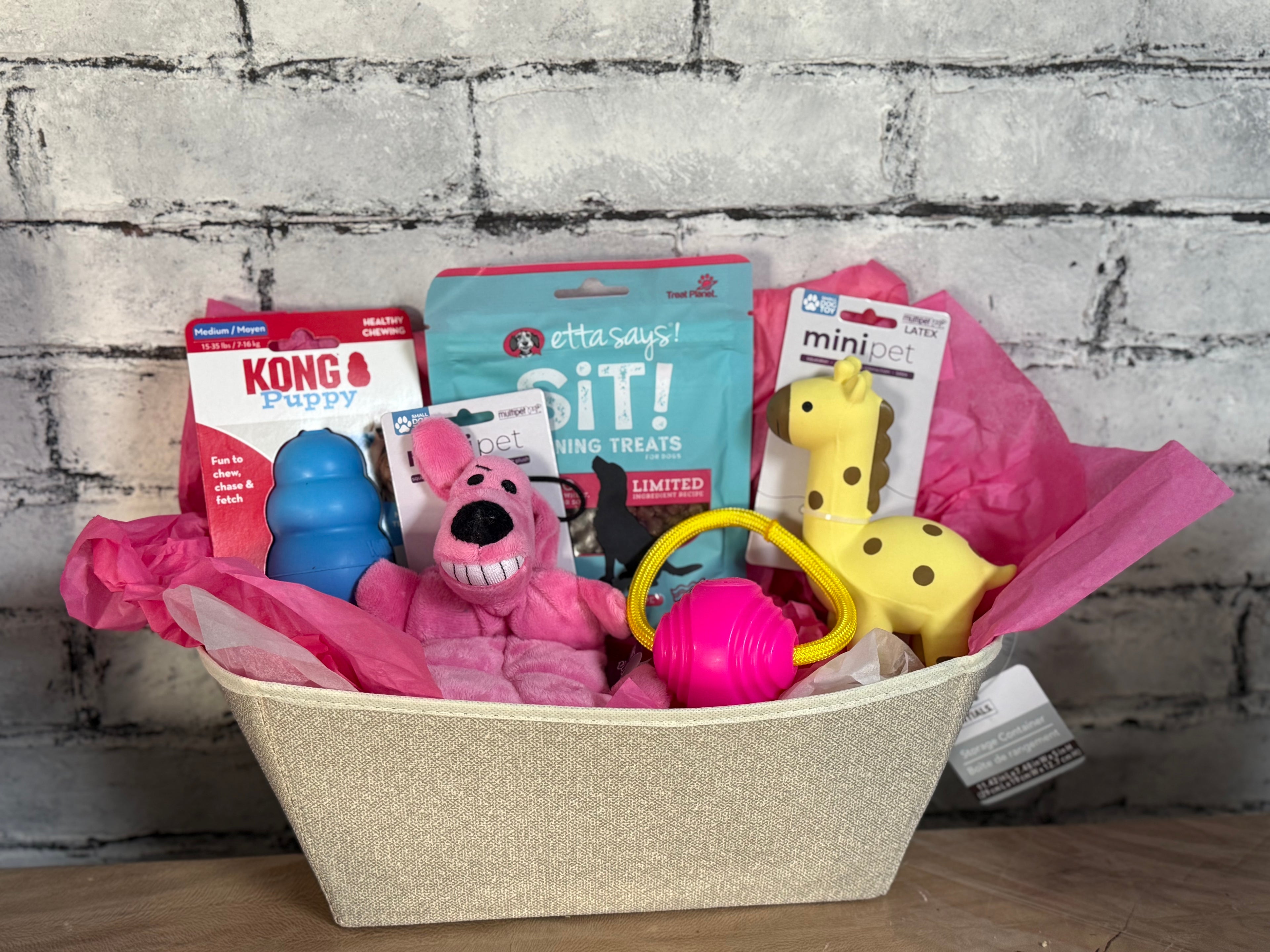 New Puppy Baskets Girl