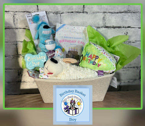 Dog Birthday Baskets Boy